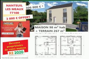 Photo de l'annonce nº 325287656. Maison à vendre sur Nanteuil-lès-Meaux