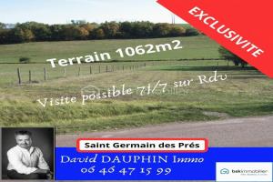 Photo de l'annonce nº 328821709. Terrain à vendre sur Saint-Germain-des-Prés